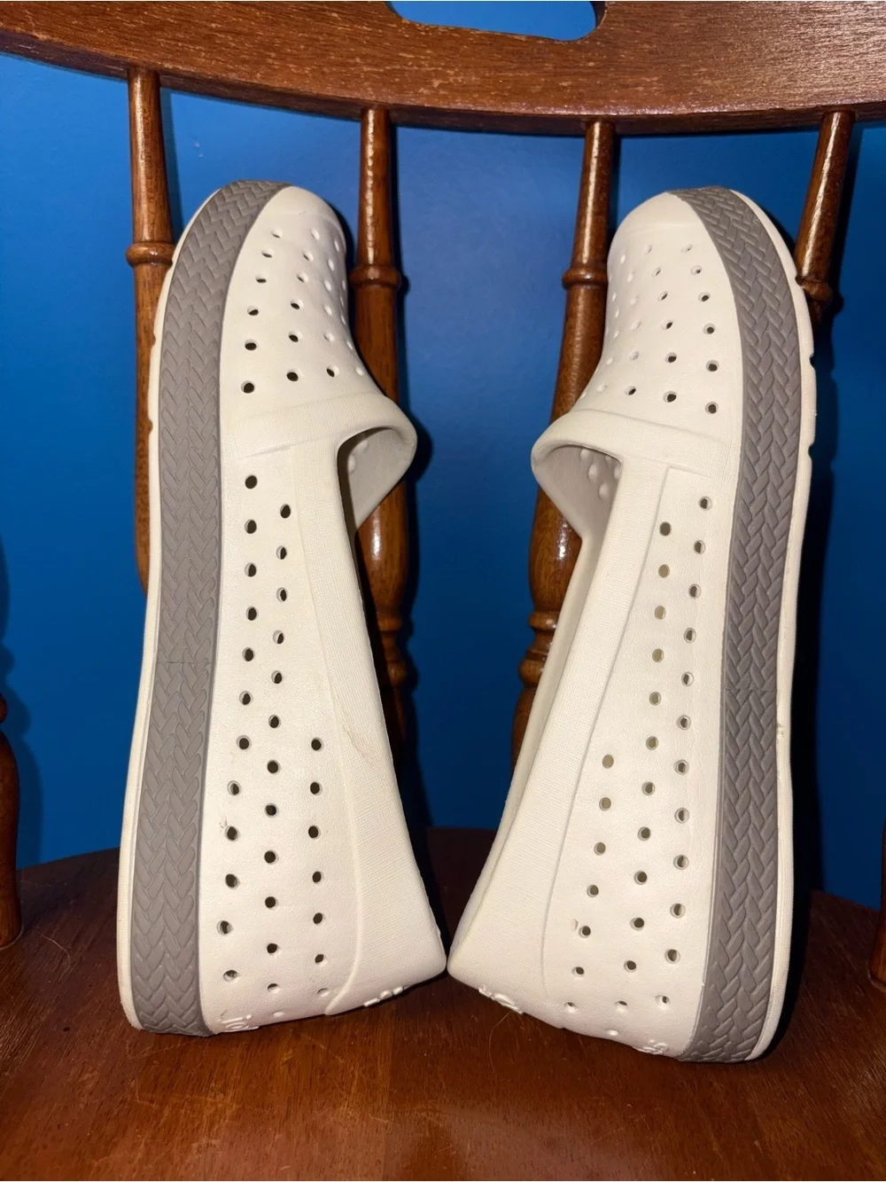 Women’s Perforated Slip-On Espadrilles - Cream